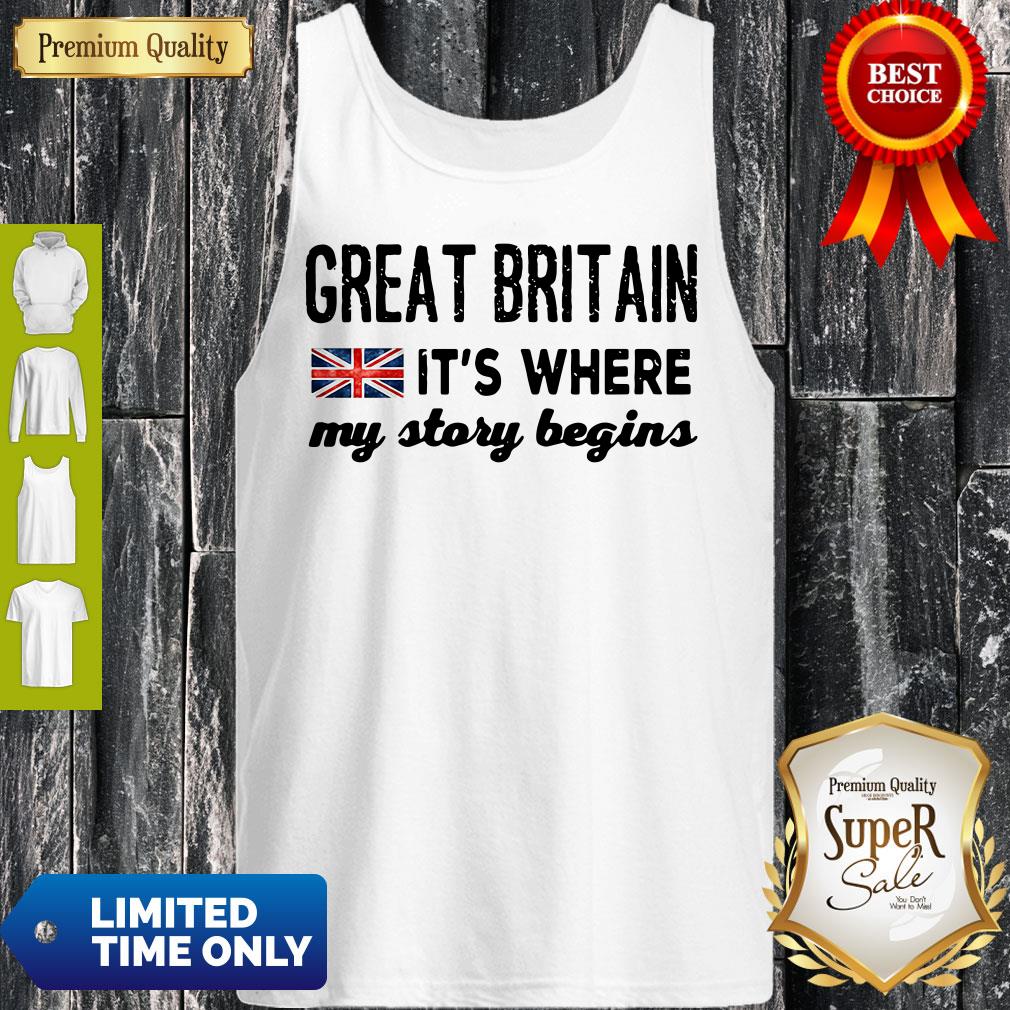 England Great Britain Its Where My Story Begins Shirt - Image 2