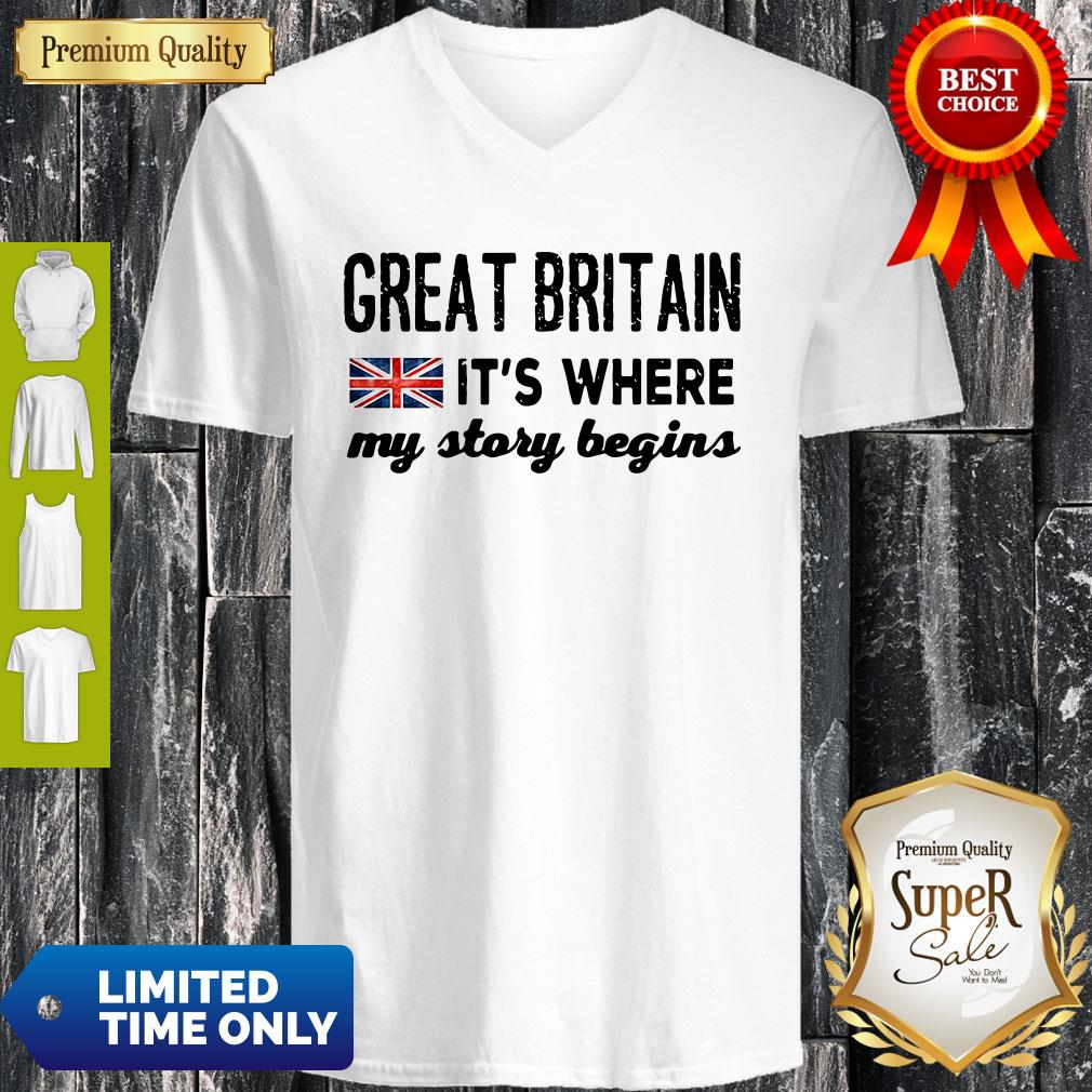 England Great Britain Its Where My Story Begins Shirt - Image 5