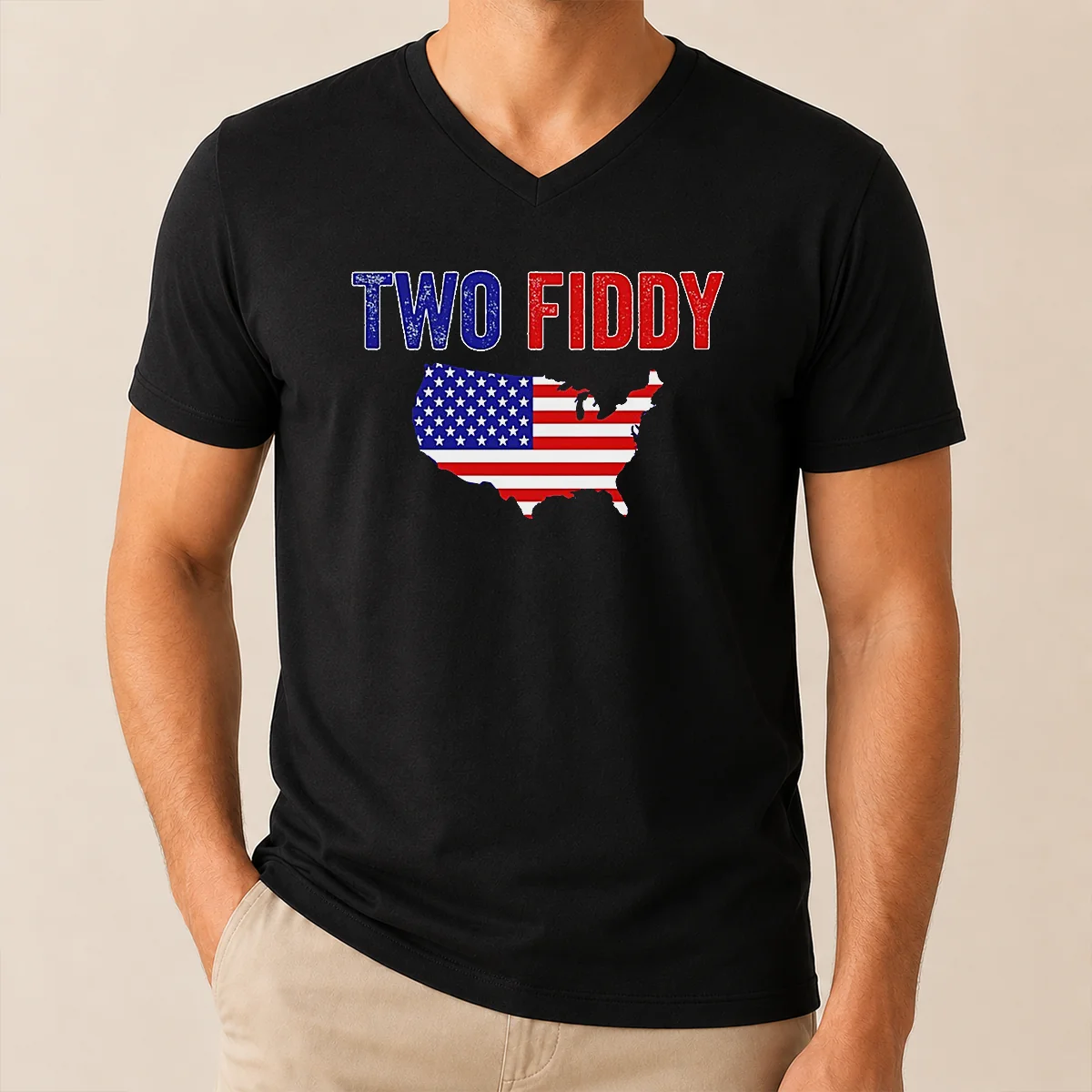 Hot United States Map Two Fiddy Shirt - Image 2