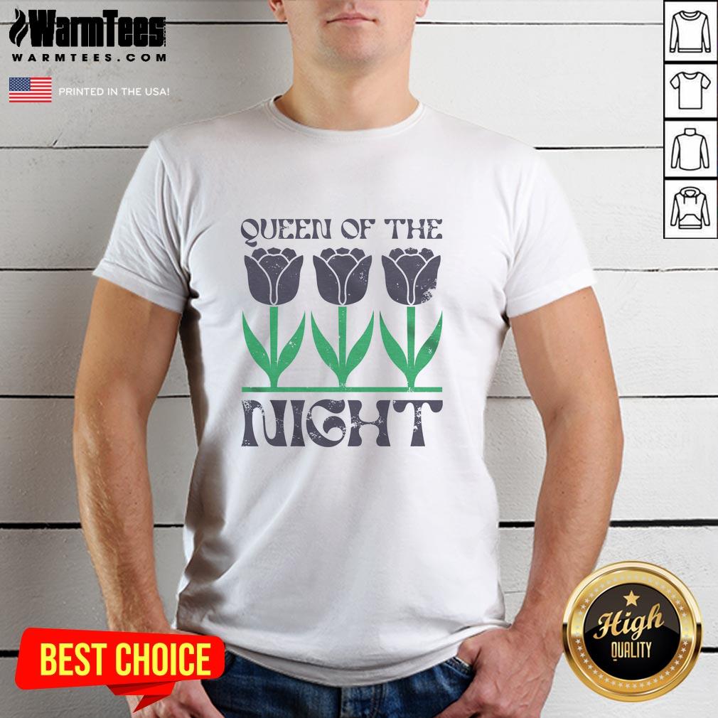 Good Queen Of The Night Black Tulips T-Shirt
