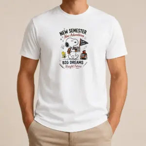 Good Top Snoopy New Semester New Adventures Big Dreams Bright Future Shirt