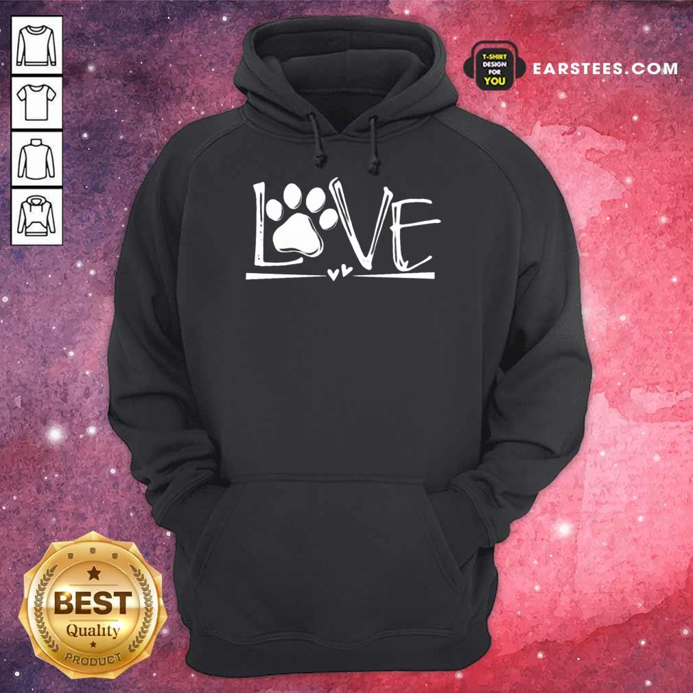 Premium Dog's Footprint Love Shirt - Image 4