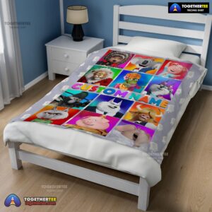 Alternative view of Official Cartoon Sing Character Blanket Fleece Customized Blanket