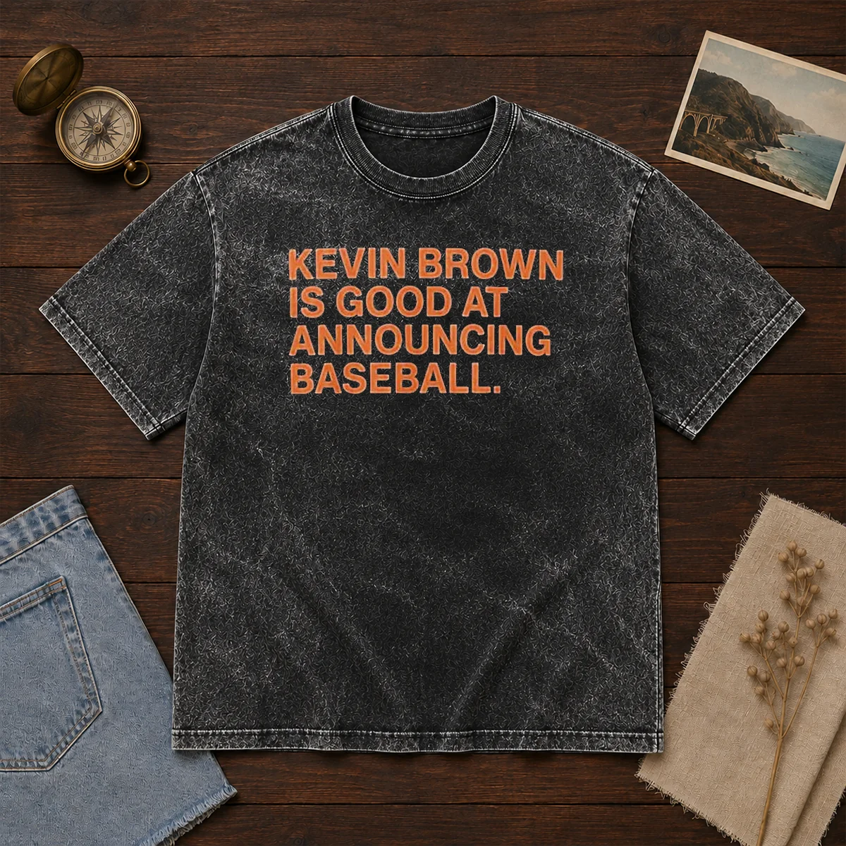 Top Kevin Brown Is Good At Announcing Baseball Shirt - Image 8