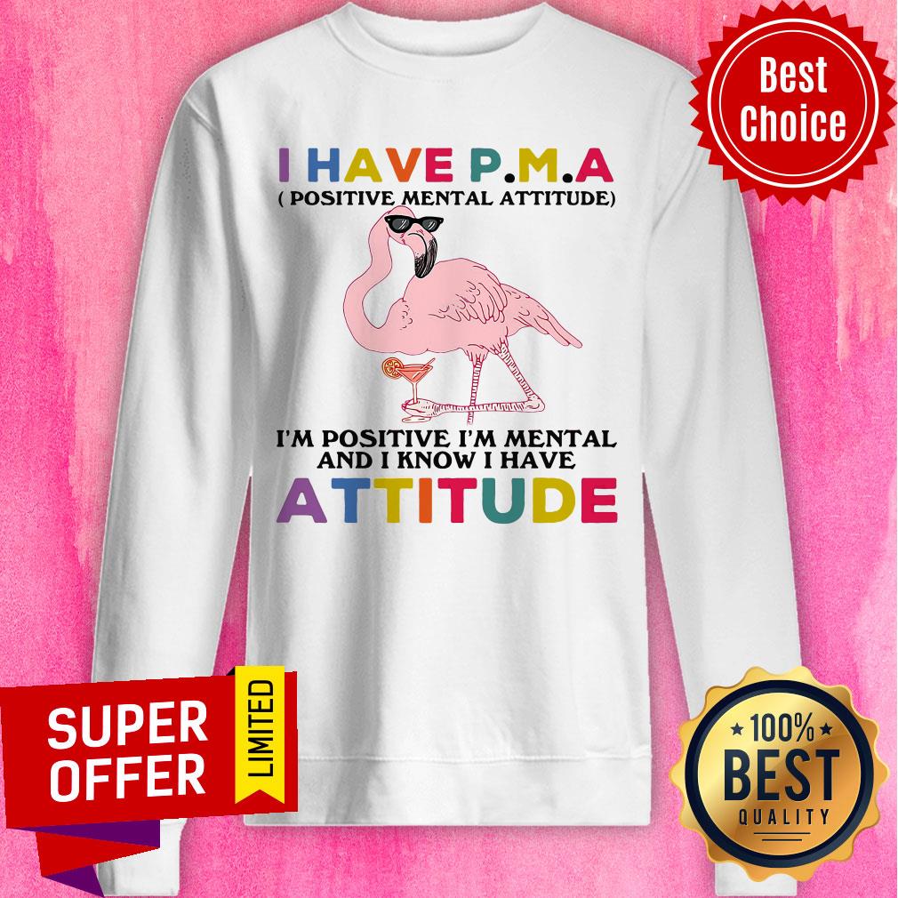 Have P.m.a Positive Mental Attitude I'm Positive I'm Mentally And I Know I Have Attitude Shirt - Image 4