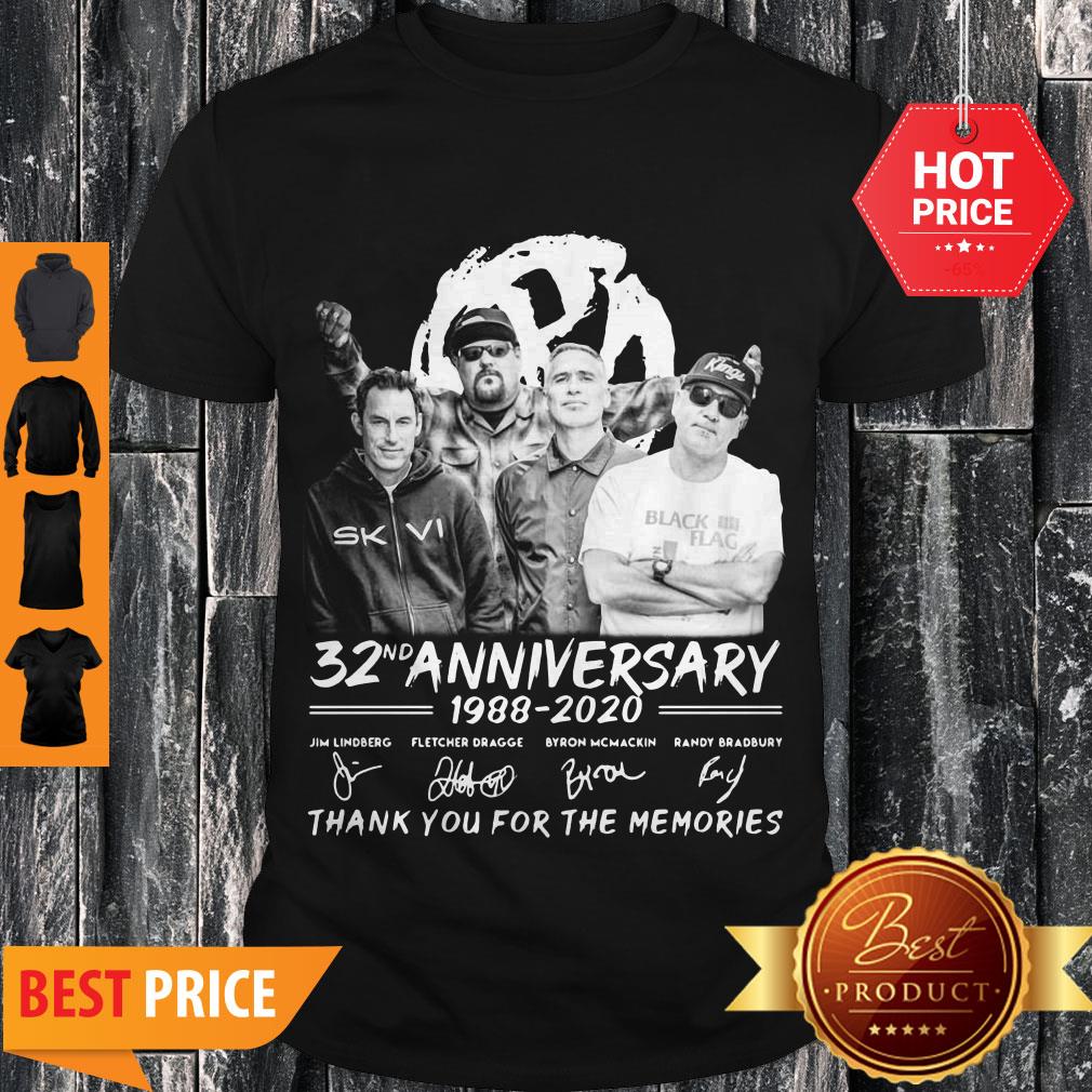 Perfect Pennywise Punk Rock 32nd Anniversary 1988-2020 Signatures Shirt