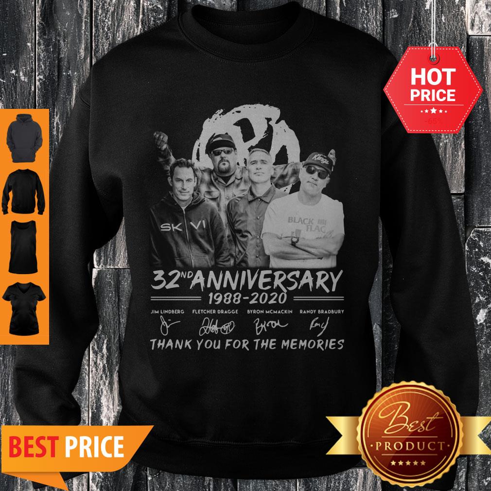 Perfect Pennywise Punk Rock 32nd Anniversary 1988-2020 Signatures Shirt - Image 3