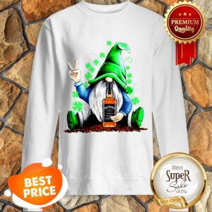 Alternative view of Nice St Patrick’s Day Irish Gnome And Jack Daniel’s Shirt