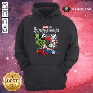 Alternative view of Awesome Dalmatian Marvel Avengers Dalmatianvengers Shirt