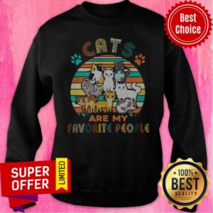 Alternative view of Official Cats Are My Favorite People Vintage Shirt