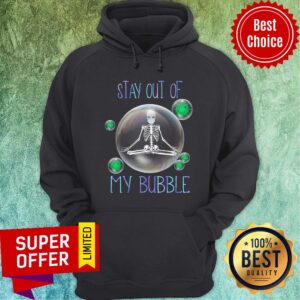 Alternative view of Stay Out Of My Bubble Skeleton Wear Mask Shirt