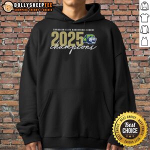 Alternative view of Original Niagara River Lions CEBL Championship 2025 T-Shirt