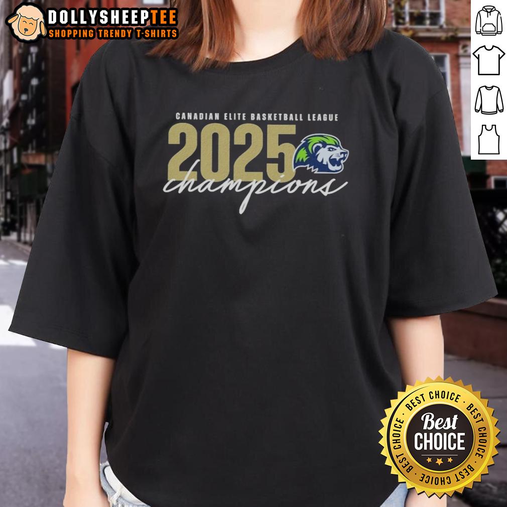 Original Niagara River Lions CEBL Championship 2025 T-Shirt - Image 3