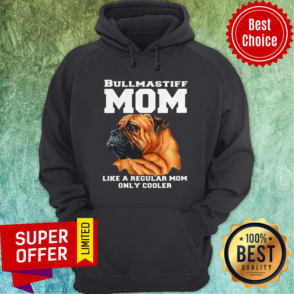 Official Dog Bullmastiff Mom Like A Regular Mom Pet Owner Shirt - Image 5