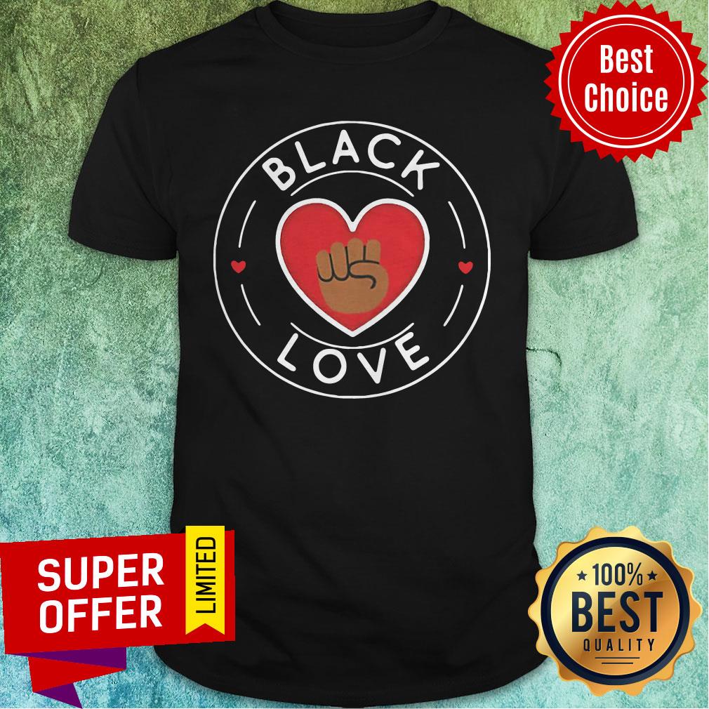 Premium Black Love 2021 Big Heart Shirt