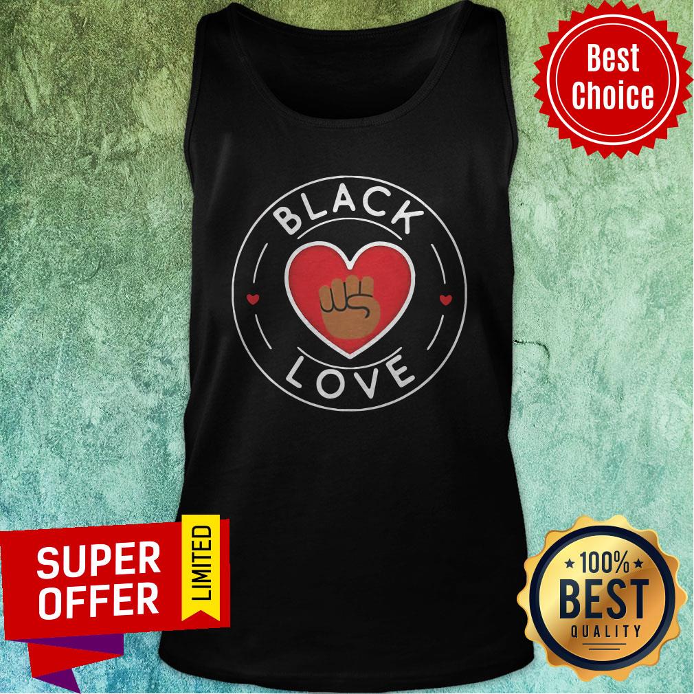 Premium Black Love 2021 Big Heart Shirt - Image 4