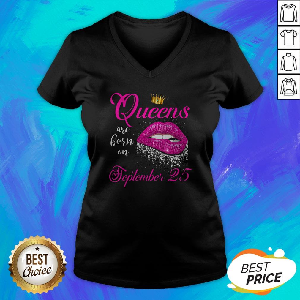 Pretty Lip Queens Are Born On September 25 Shirt - Image 4