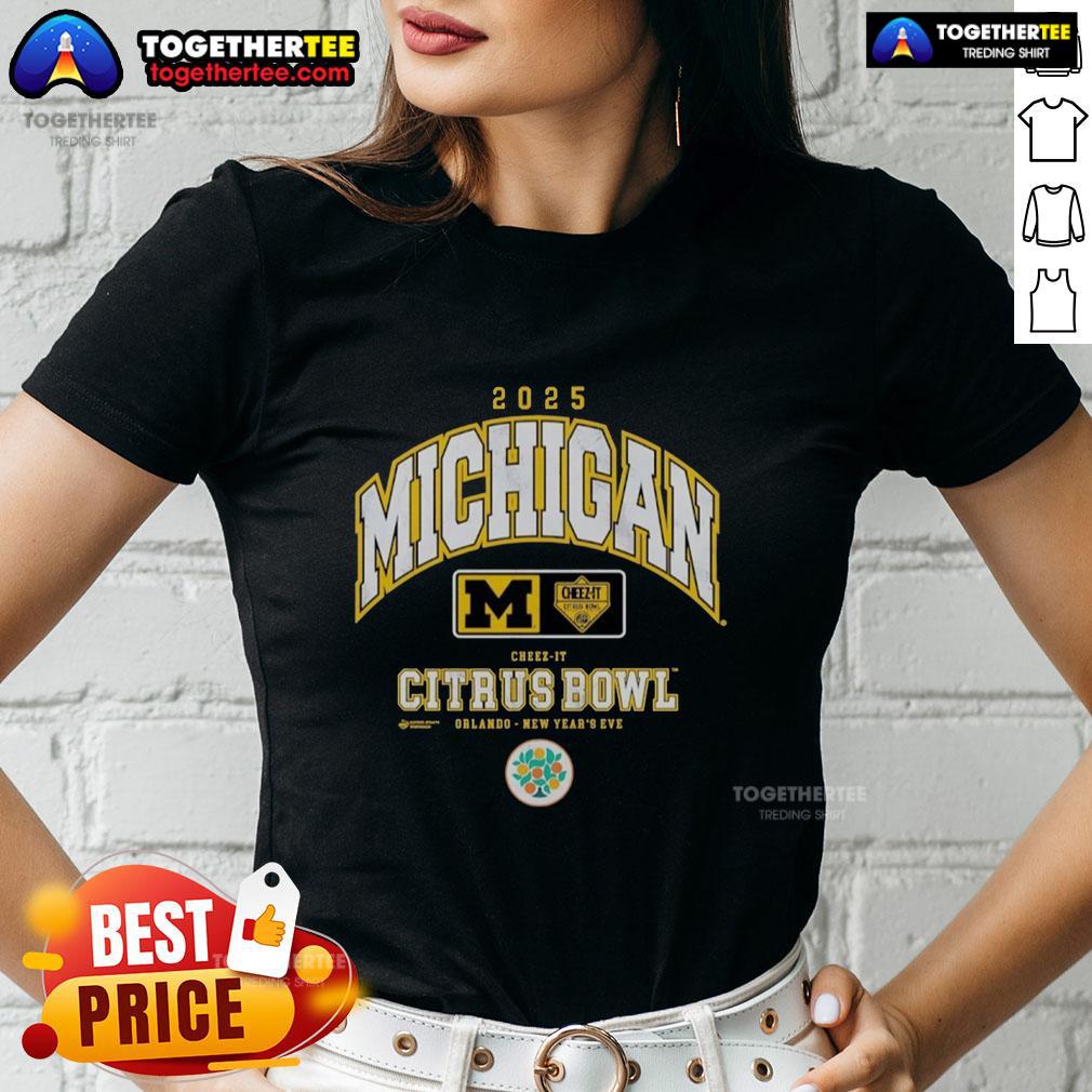 Good Michigan Wolverines Cheez-It Citrus Bowl 2025 T-Shirt - Image 3