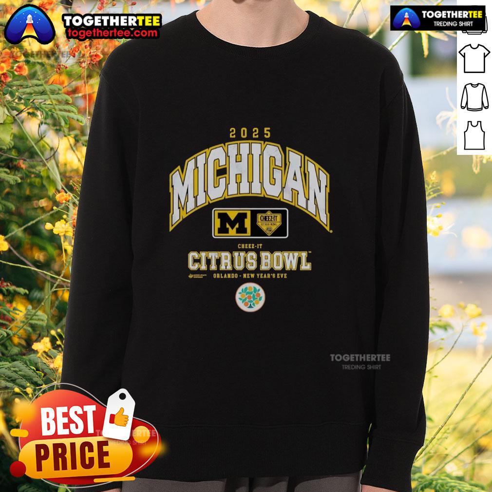Good Michigan Wolverines Cheez-It Citrus Bowl 2025 T-Shirt - Image 5