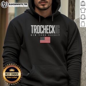Alternative view of Good Vincent Trocheck 16 New York Rangers USA Flag Elite T-Shirt