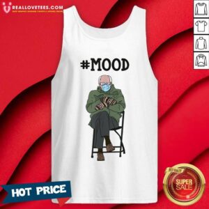 Alternative view of Happy Bernie Sanders #Mood Funny Shirt
