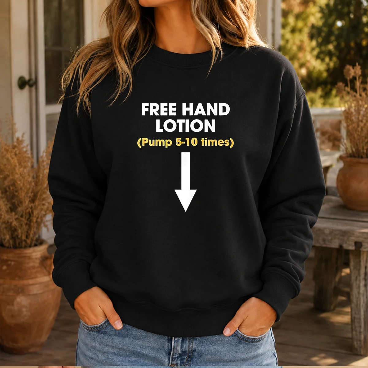 Official Free Hand Lotion Pump 5 10 Times Shirt - Image 7