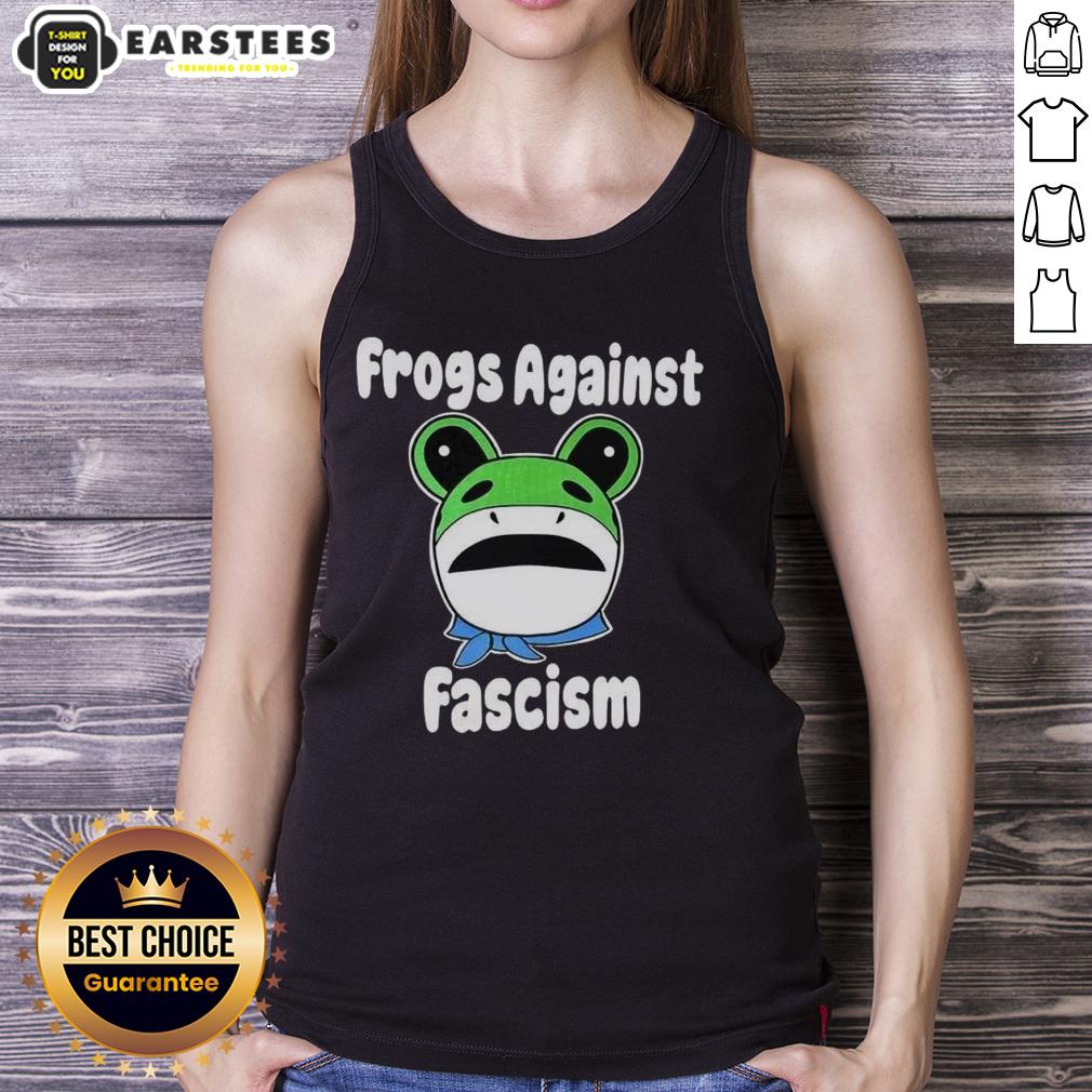 Hot Frogs Against Fascism Meme T-Shirt - Image 4