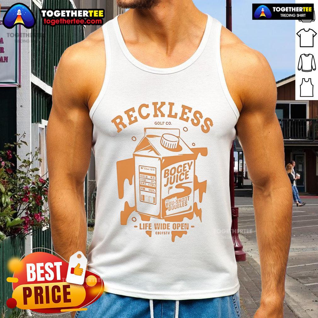 Official Rockless Golf Co Bogey Juice Life Wide Open CboysTV T-Shirt - Image 4