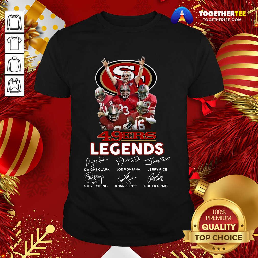 Great San Francisco 49ers Legends Signatures Shirt