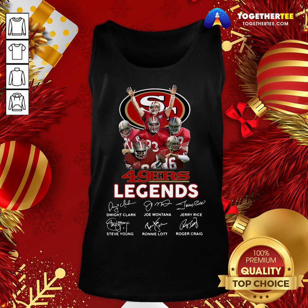 Great San Francisco 49ers Legends Signatures Shirt - Image 3