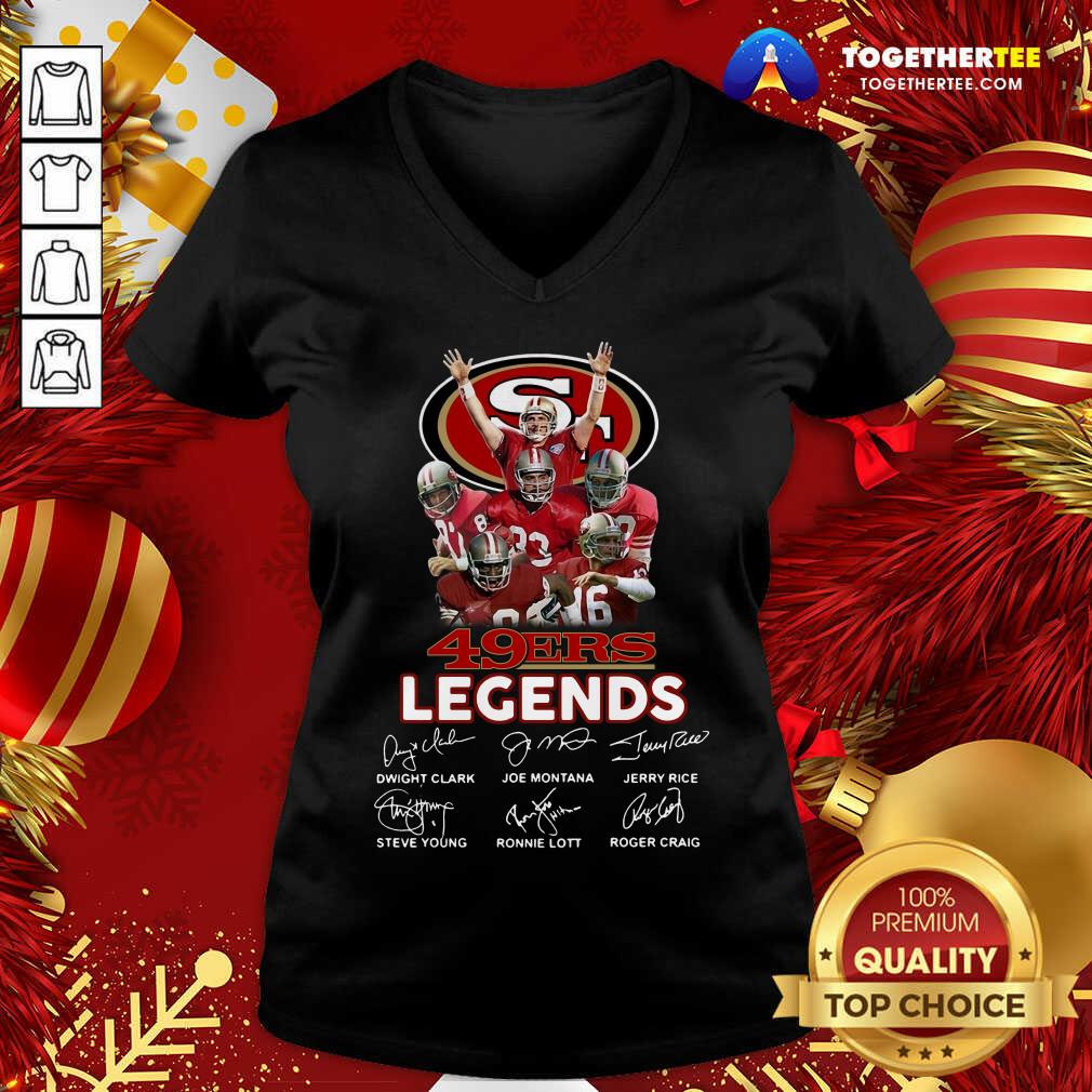 Great San Francisco 49ers Legends Signatures Shirt - Image 2