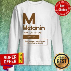 Alternative view of Nice M Melanin Brown Sugar Warm Honey Chocolate And Gold Shirt