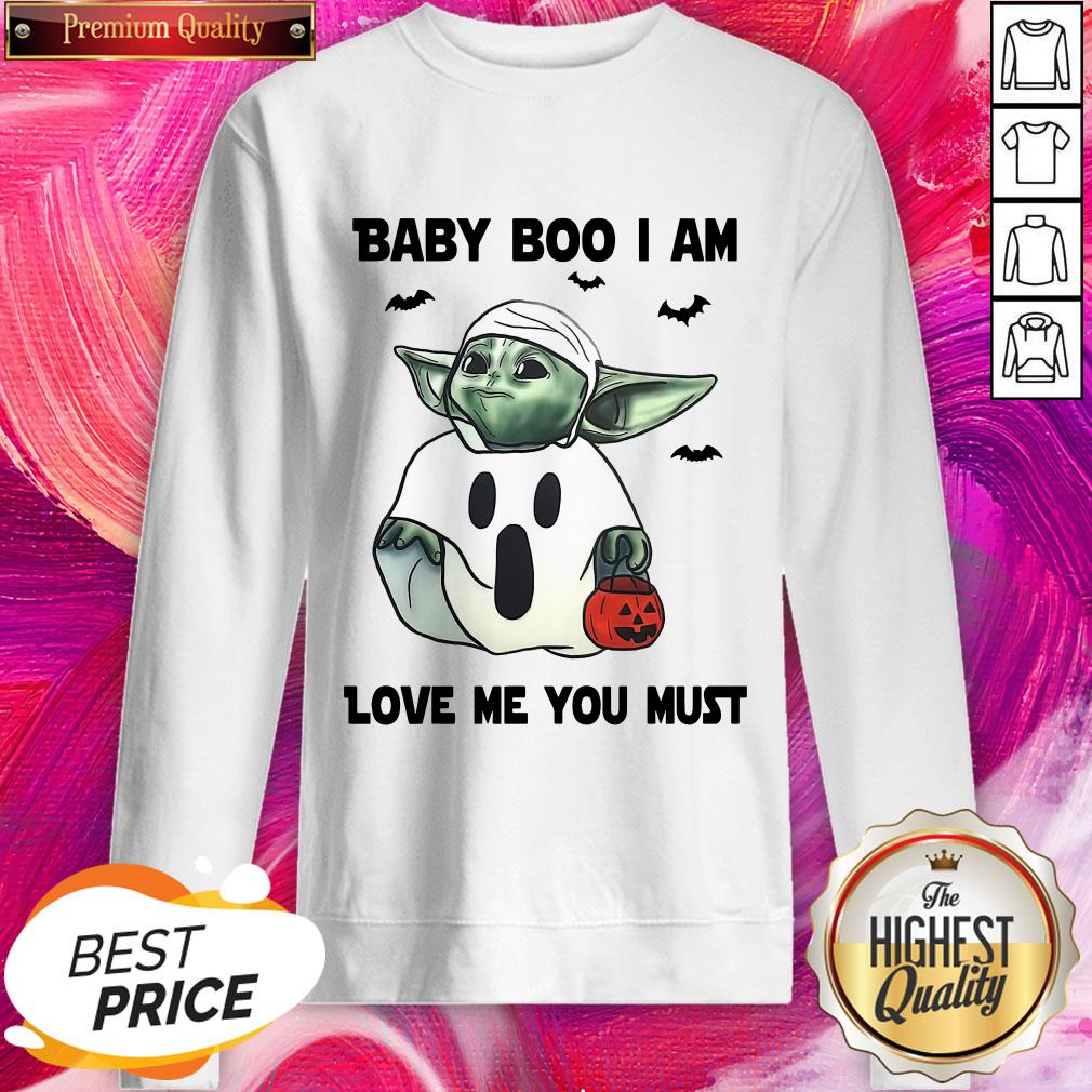 Wonderful Baby Yoda Baby Boo I Am Love Me You Must Shirt - Image 4
