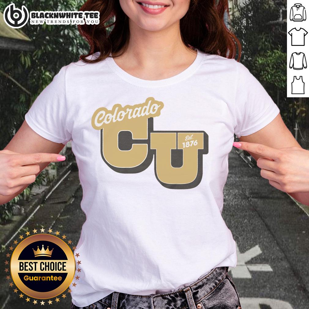 Nice Colorado Est 1876 Old Gold T-Shirt - Image 3