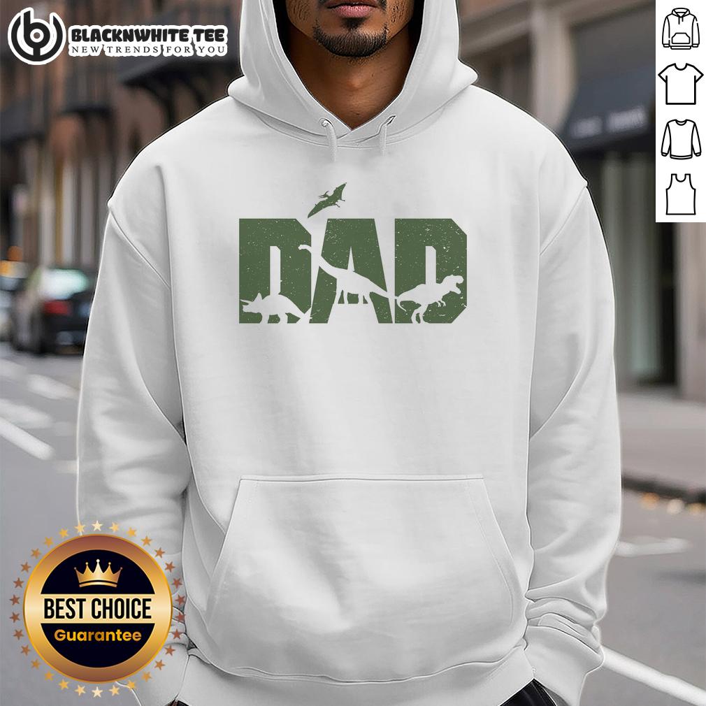 Nice Dinosaur Dad Father's Day T-Shirt - Image 2