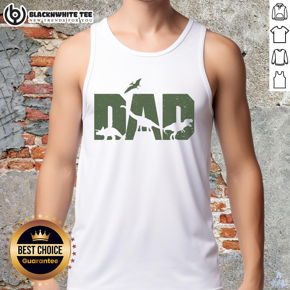 Nice Dinosaur Dad Father's Day T-Shirt - Image 4