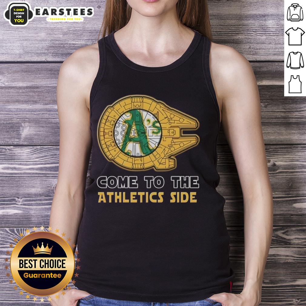 Good Star Wars Come To The Oakland Athletics Side T-Shirt - Image 4