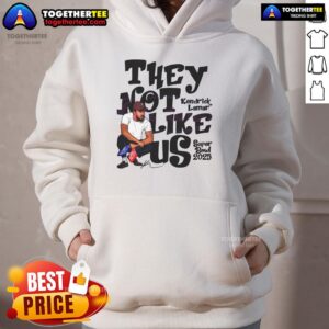Alternative view of Top They Not Like Us Super Bowl 2025 Kendrick Lamar T-Shirt