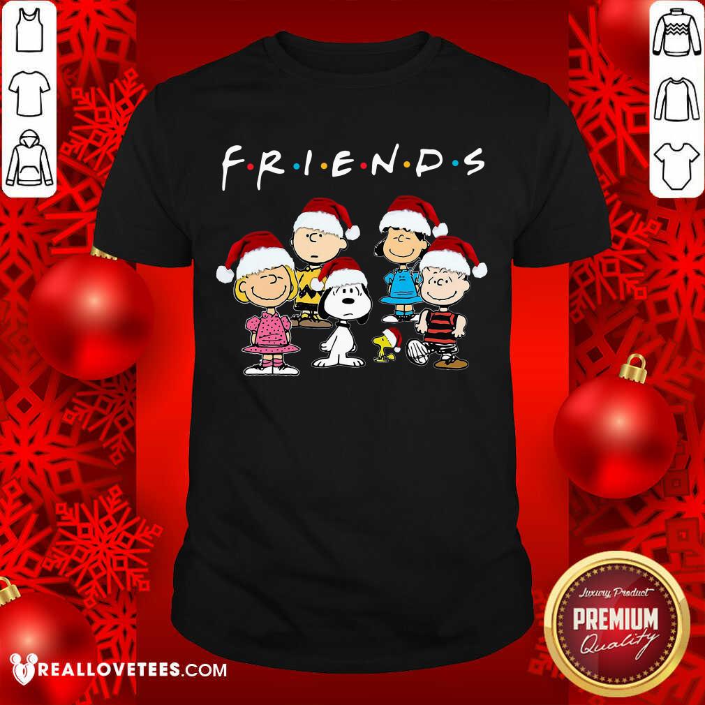Perfect The Peanuts Hat Santa Friend Christmas Shirt