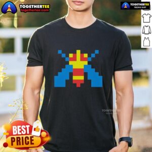 Top Galaga Alien Sprite Video Game Pixel Style T-Shirt