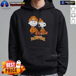Alternative view of Pretty Tennessee Volunteers X Snoopy And Charlie Brown T-Shirt