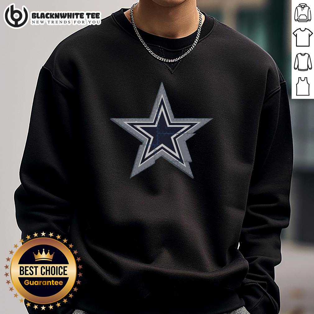 Official Dallas Cowboys Rivet Logo T-Shirt - Image 5