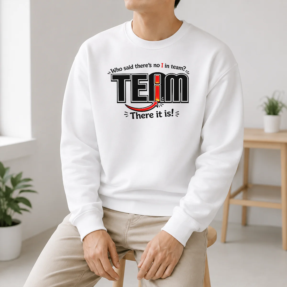 Official WHO Said There's No I In Team Shirt - Image 6