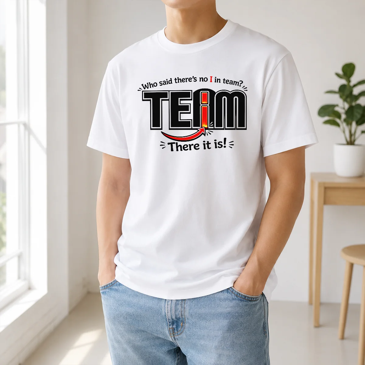 Official WHO Said There's No I In Team Shirt