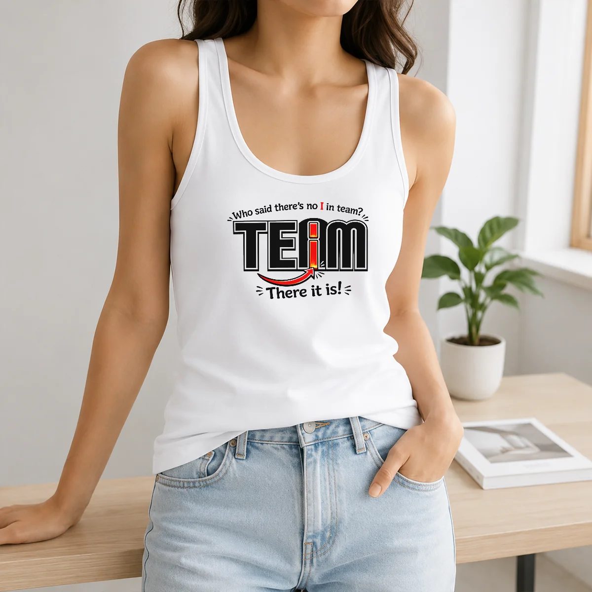 Official WHO Said There's No I In Team Shirt - Image 3