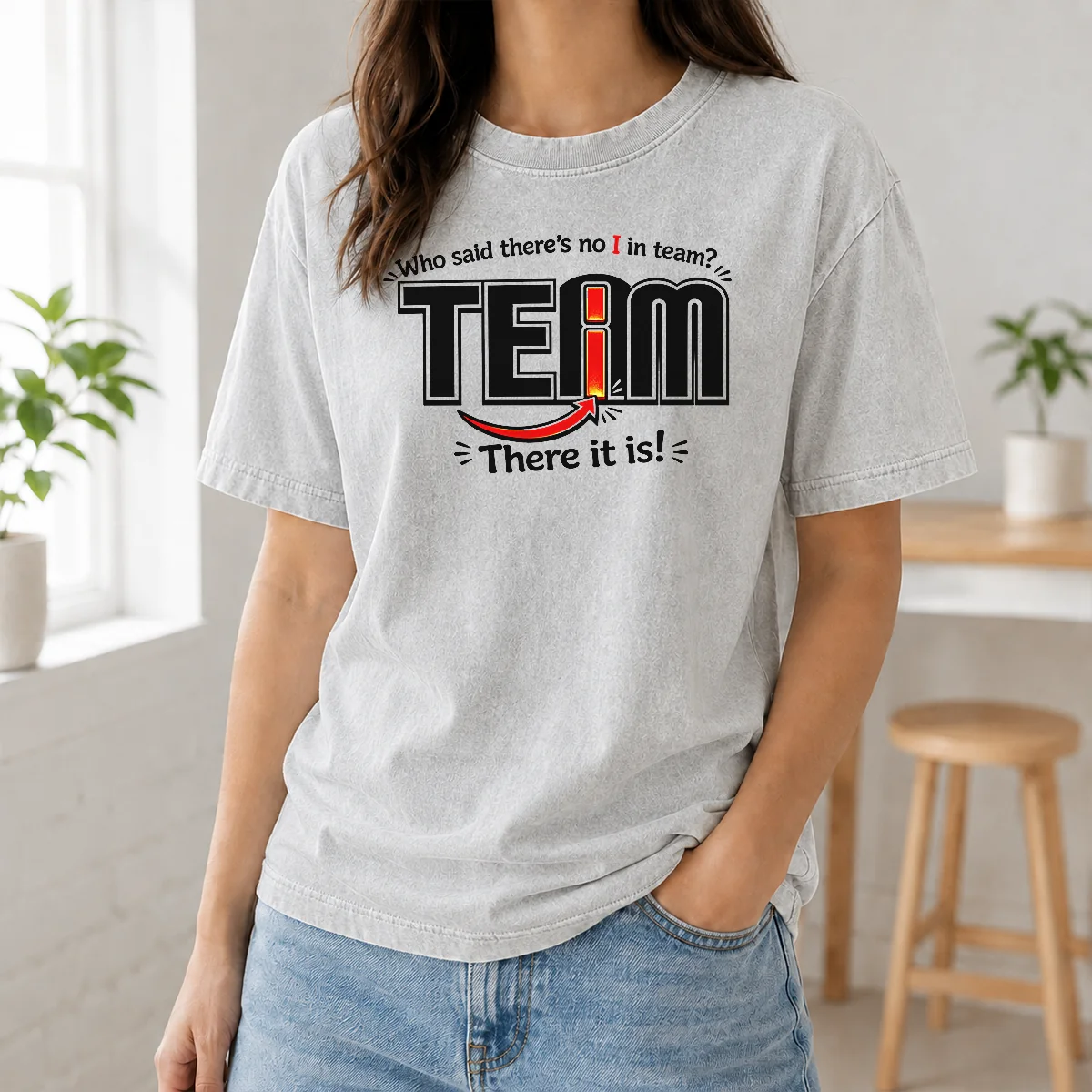 Official WHO Said There's No I In Team Shirt - Image 8