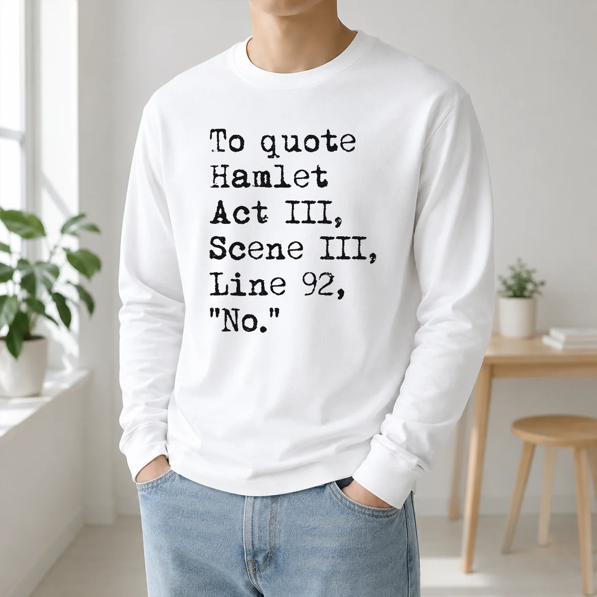 Premium To Quote Hamlet Act III Scene III Line 92 No Shirt - Image 5