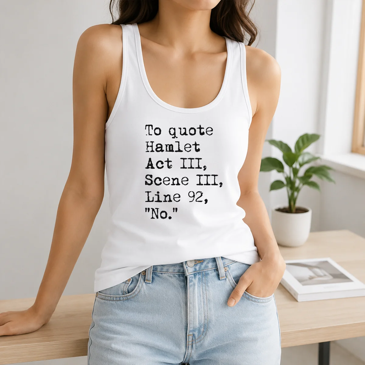 Premium To Quote Hamlet Act III Scene III Line 92 No Shirt - Image 3