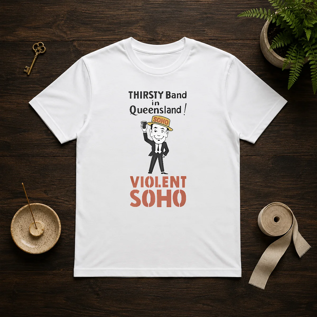 Funny Violent Soho Mr Soho Thirsty Band Queensland Shirt