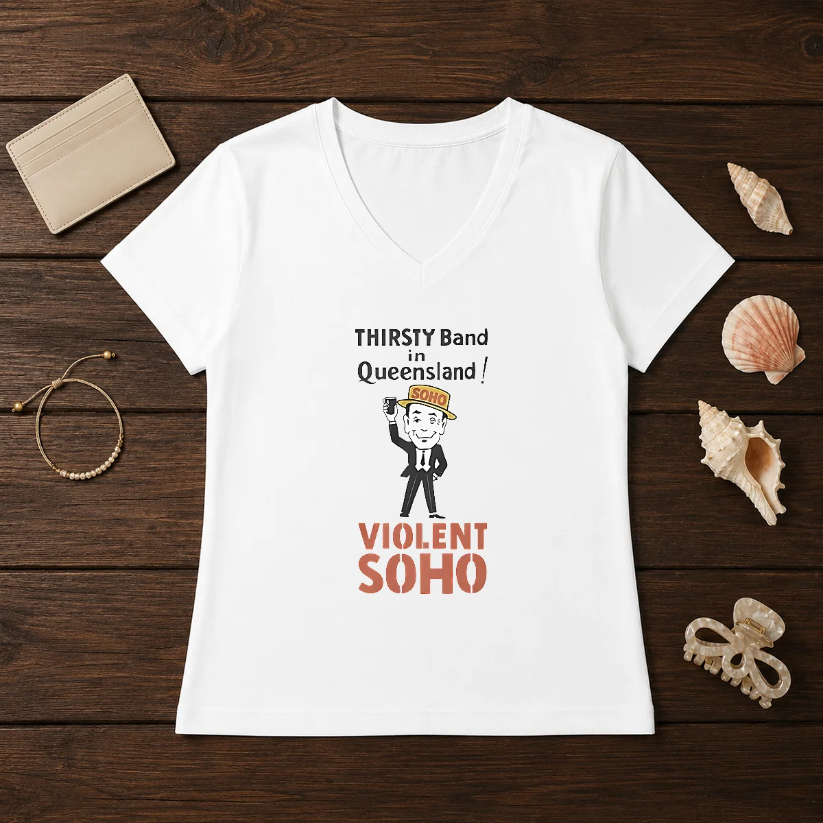 Funny Violent Soho Mr Soho Thirsty Band Queensland Shirt - Image 2